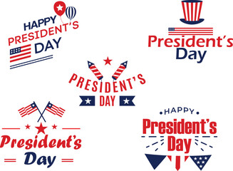 happy presidents day logo