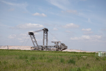 Open pit Hambach lignite mine