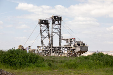 Fototapeta na wymiar Open pit Hambach lignite mine