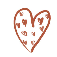  Hand drawn hearts, minimal hearts for planners.