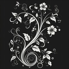 floral abstract background