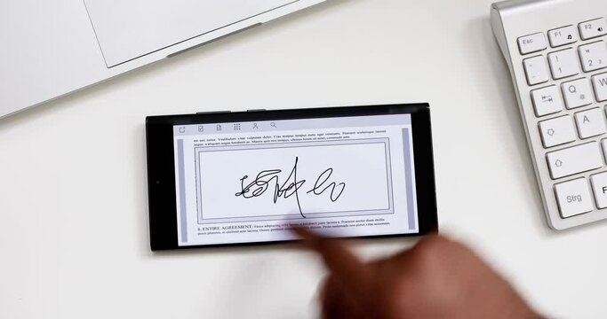 Digital Signature On Contract Document Online