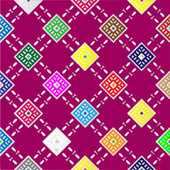 Vector background with colorful pattern. Abstract background. Perfect for fashion, textile design, cute themed fabric, on wall paper, wrapping paper and home decor.