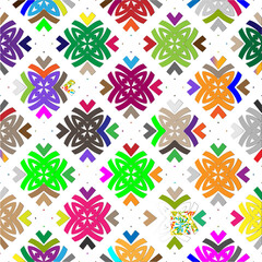 Vector background with colorful pattern. Abstract background. Perfect for fashion, textile design, cute themed fabric, on wall paper, wrapping paper and home decor.
