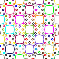 Vector background with colorful pattern. Abstract background. Perfect for fashion, textile design, cute themed fabric, on wall paper, wrapping paper and home decor.