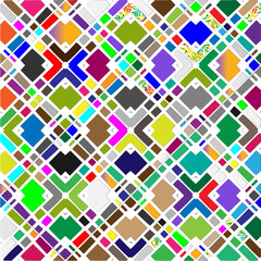 Vector background with colorful pattern. Abstract background. Perfect for fashion, textile design, cute themed fabric, on wall paper, wrapping paper and home decor.