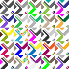 Vector background with colorful pattern. Abstract background. Perfect for fashion, textile design, cute themed fabric, on wall paper, wrapping paper and home decor.