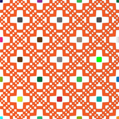 Vector background with colorful pattern. Abstract background. Perfect for fashion, textile design, cute themed fabric, on wall paper, wrapping paper and home decor.