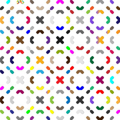 Vector background with colorful pattern. Abstract background. Perfect for fashion, textile design, cute themed fabric, on wall paper, wrapping paper and home decor.