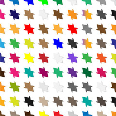 Vector background with colorful pattern. Abstract background. Perfect for fashion, textile design, cute themed fabric, on wall paper, wrapping paper and home decor.