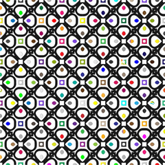 Vector background with colorful pattern. Abstract background. Perfect for fashion, textile design, cute themed fabric, on wall paper, wrapping paper and home decor.