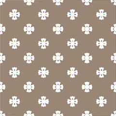 Vector background with colorful pattern. Abstract background. Perfect for fashion, textile design, cute themed fabric, on wall paper, wrapping paper and home decor.