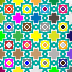 Vector background with colorful pattern. Abstract background. Perfect for fashion, textile design, cute themed fabric, on wall paper, wrapping paper and home decor.