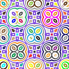 Vector background with colorful pattern. Abstract background. Perfect for fashion, textile design, cute themed fabric, on wall paper, wrapping paper and home decor.