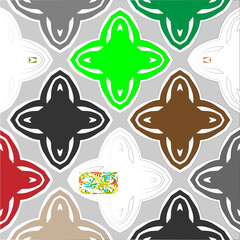 Vector background with colorful pattern. Abstract background. Perfect for fashion, textile design, cute themed fabric, on wall paper, wrapping paper and home decor.