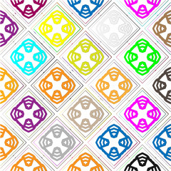 Vector background with colorful pattern. Abstract background. Perfect for fashion, textile design, cute themed fabric, on wall paper, wrapping paper and home decor.