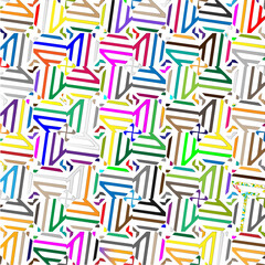 Vector background with colorful pattern. Abstract background. Perfect for fashion, textile design, cute themed fabric, on wall paper, wrapping paper and home decor.