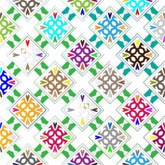 Vector background with colorful pattern. Abstract background. Perfect for fashion, textile design, cute themed fabric, on wall paper, wrapping paper and home decor.