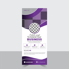 advertisement rollup banner business clean company corporate creative design display illustrator marketing modern multipurpose