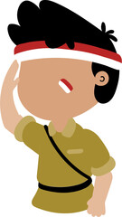 Indonesian Patriotic Illustration