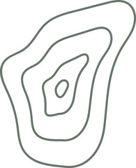 Obraz premium Bohemian Outline Element