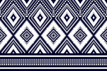 Traditional ethnic seamless pattern design for rugs, wallpaper, clothing, wraps, batik, fabric, Vector embroidery pattern