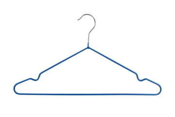 metal clothes hanger, empty clothes hanger isolated from background