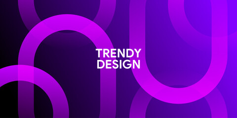 Abstract modern simplicity circle purple violet gradient color background in creactive design banner