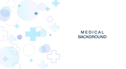 Medical molecular background with medical elements, cardiogram. Biotechnological concept, innovative technologies, health care. Vector