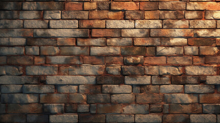 Old Brick Wall Grunge Brick Wall Generated With AI