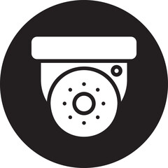 cctv camera glyph icon