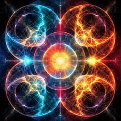 Galactic energy pattern dynamic and radiant pattern  