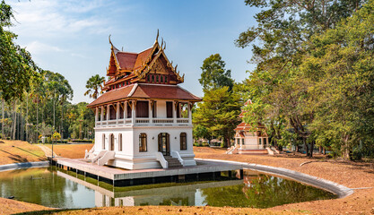 Wat Yan Sang, landmark for tourist at Pattaya, Thailand. Most favorite landmark for travel.