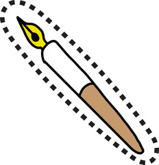 The School icon cartoon style