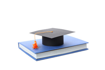 Concept of graduation, isolated on white background
