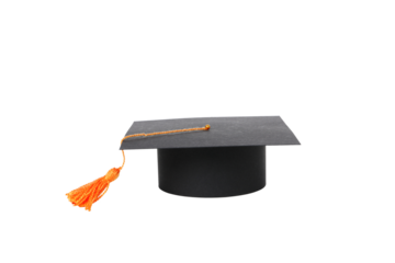 Concept of graduation, isolated on white background