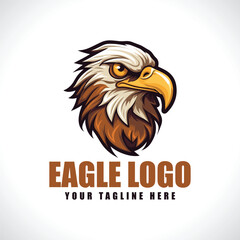 Eagle Mascot Logo Design Eagle Vector 