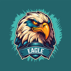 Eagle Mascot Logo Design Eagle Vector 