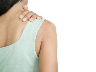 Woman Shoulder pain and Neck Pain Joint,Hand Squeeze Sore Muscle Body Ache Injury,Person Asian Girl Black Hair,Orthopedic Concept,Arthritis Chronic Muscular,Problem Chiropractor Tension.png file