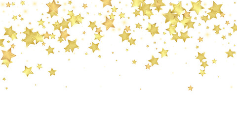 Magic stars vector overlay.  Gold stars scattered