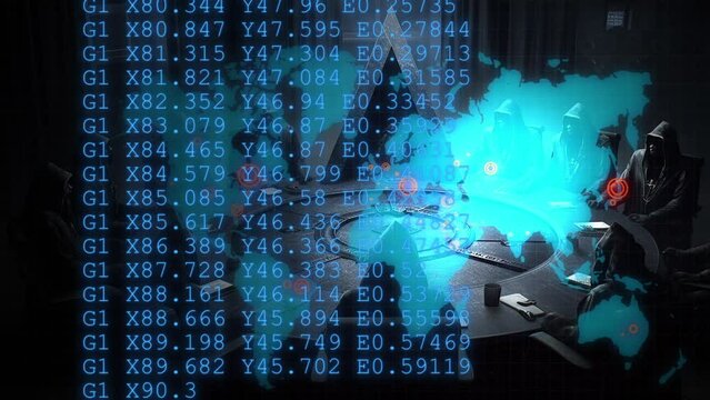 Animation - New world order secret society meeting