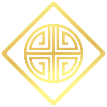 chinese gold fream oriental element chinese style