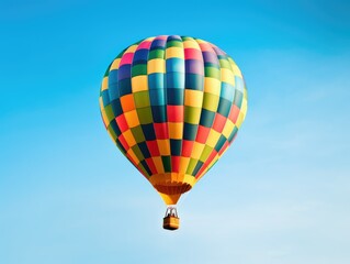 Obraz premium Embrace the Skies: Soaring to New Heights with the Majestic Hot Air Balloon