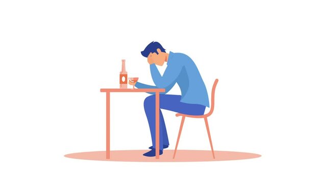 Substance Addiction , alcoholic person , Addiction ,depression