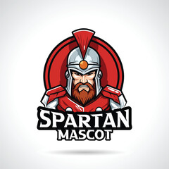 Spartan Mascot Logo Design Spartan Vector