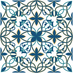 Traditional Indian Mughal decorative motif vector pattern. Textile digital motif. Pattern decor. Mughal paisley abstract ikat. Ethnic rug baroque ornament pattern for duppata print, dress, wallpaper