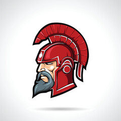 Spartan Mascot Logo Design Spartan Vector
