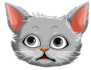 Cute cat cartoon character