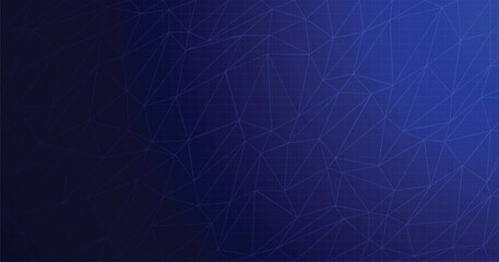 Background of triangle geometric dark blue pattern bright. High-tech background concept.