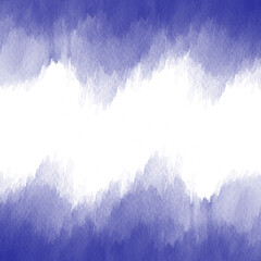 Blue and White Abstract Watercolor Texture Background. Colors Splashing on the Paper.
